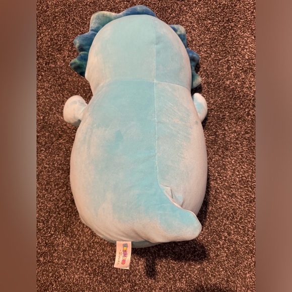 SQUISHMALLOWS HUGMEES 18” MALIK THE BLUE TRICERATOPS EUC - Picture 5 of 5